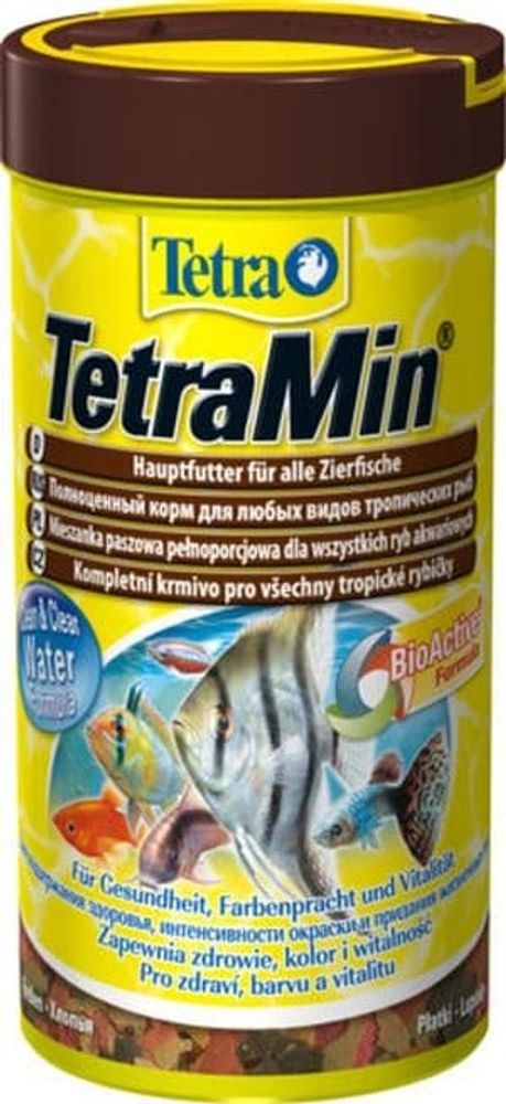 TetraMin 1л корм для всех видов рыб в виде хлопьев