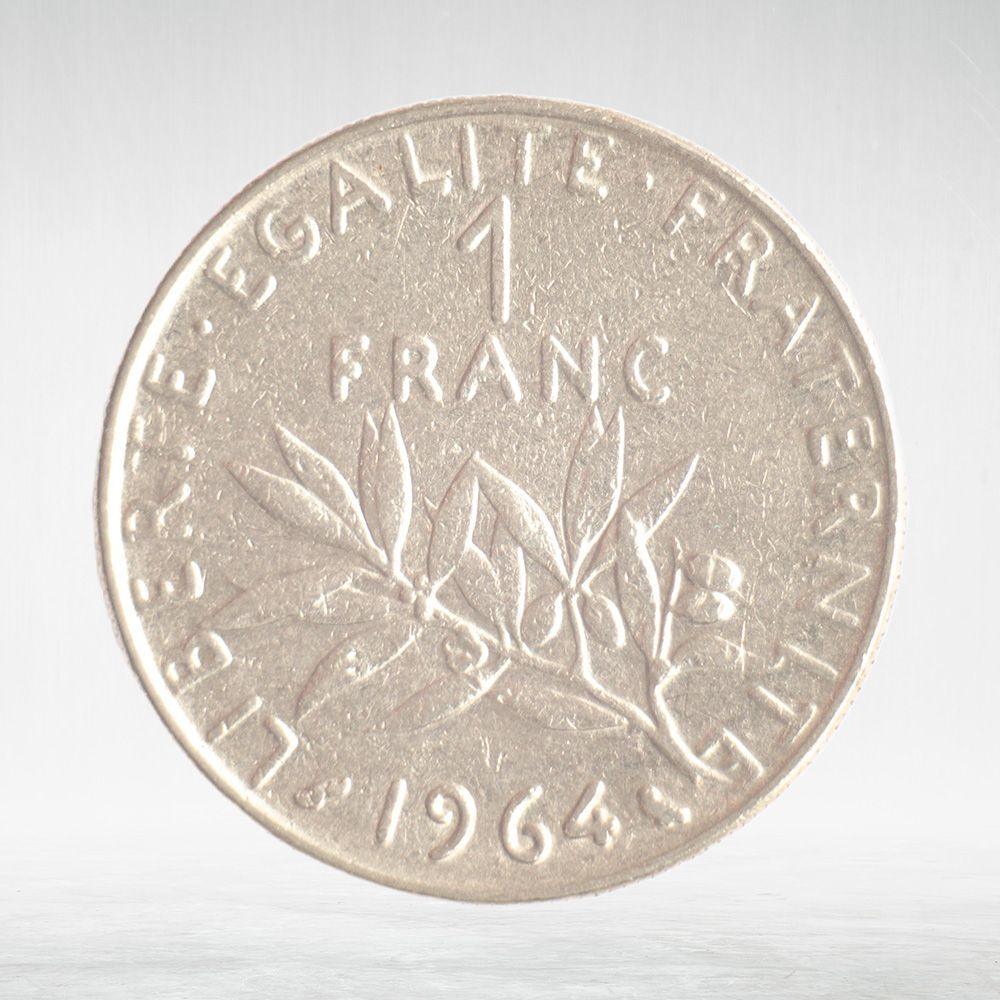 France, 1 Franc 1964 - Signature "O. Roty", VF
