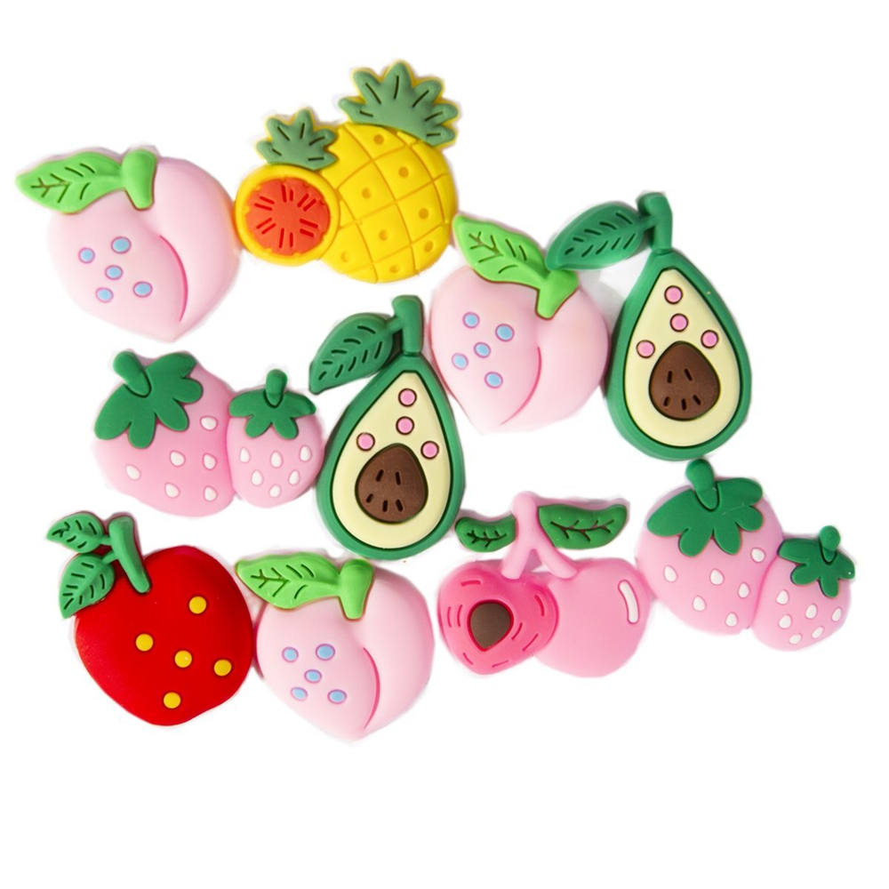 Декоративный материал для поделок Alingar "Фрукты",10 штук, пакет с европодвесом