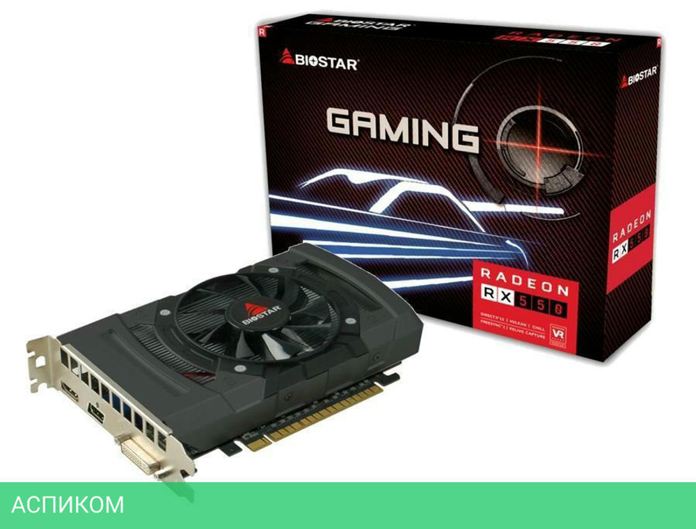 Видеокарта Biostar Radeon RX 550 4GB GDDR5 (VA5505RF41)
