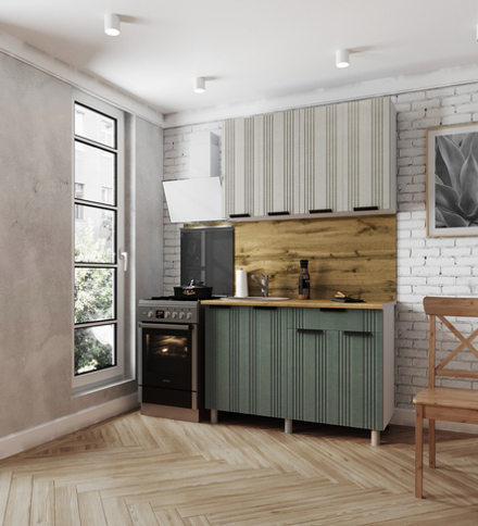 Кухня МОНТИ готовое решение 1,2м