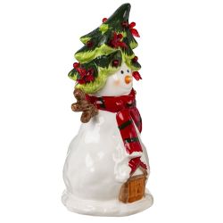 GAEM Фигурка декоративная "Снеговик" с подсветкой (АААх3, н/п), L13 W11 H23 см