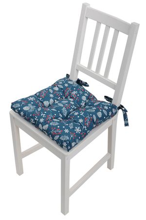 Подушка для мебели на табурет с завязками NewYear, арт. 2535
