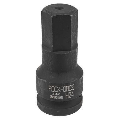 Головка-бита ударная 6-гранная 24мм, 3/4'' RockForce RF-26410024MPB