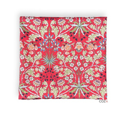 Скатерть COZA "Моррис" красный фон с водоотталкивающей пропиткой