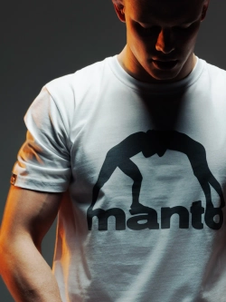 Футболка MANTO VIBE 25 бело-черная