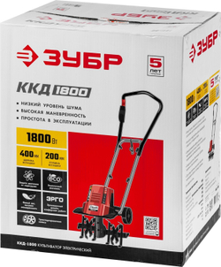ЗУБР 1800 Вт, электрический культиватор (ККД-1800)