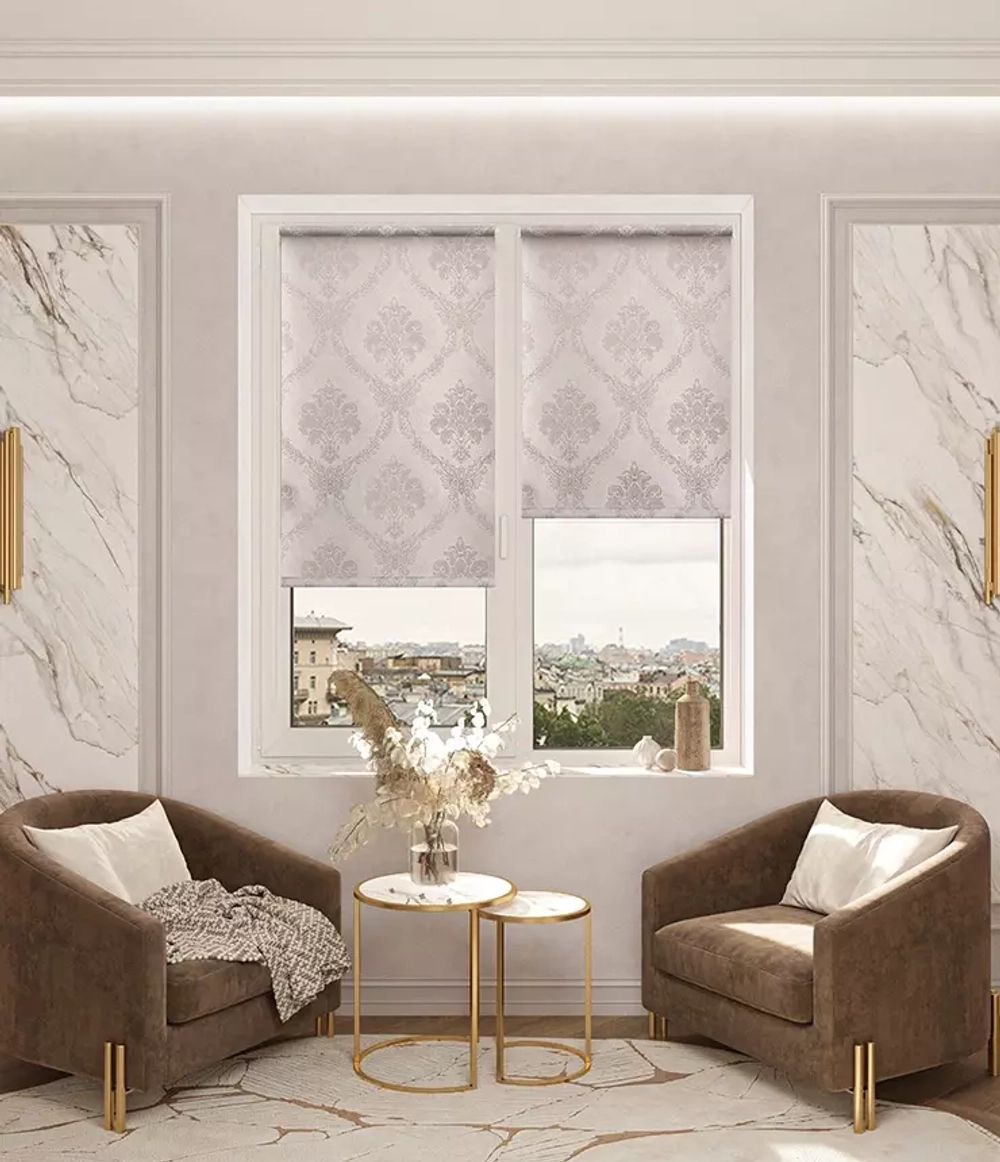 Рулонные шторы Фаби Жемчужный