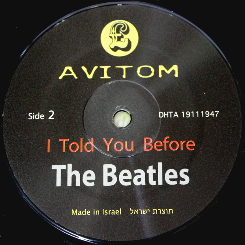 The Beatles / I Told You Before (LP)
