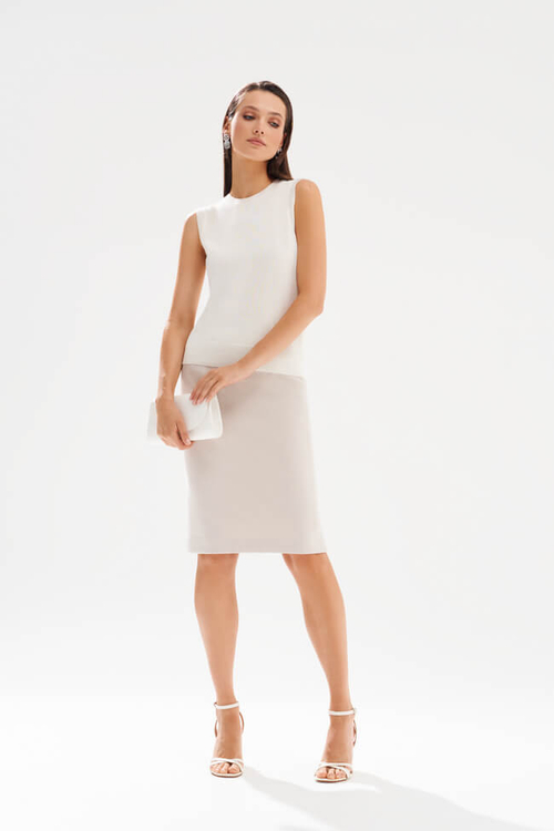 23535 Джемпер женский (молочный)