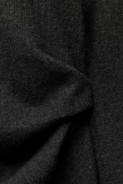 ZARA МЯГКИЙ ТОП СО СКЛАДКАМИ, СЕРЫЙ С МЕЛАНЖЕВЫМ ЭФФЕКТОМ