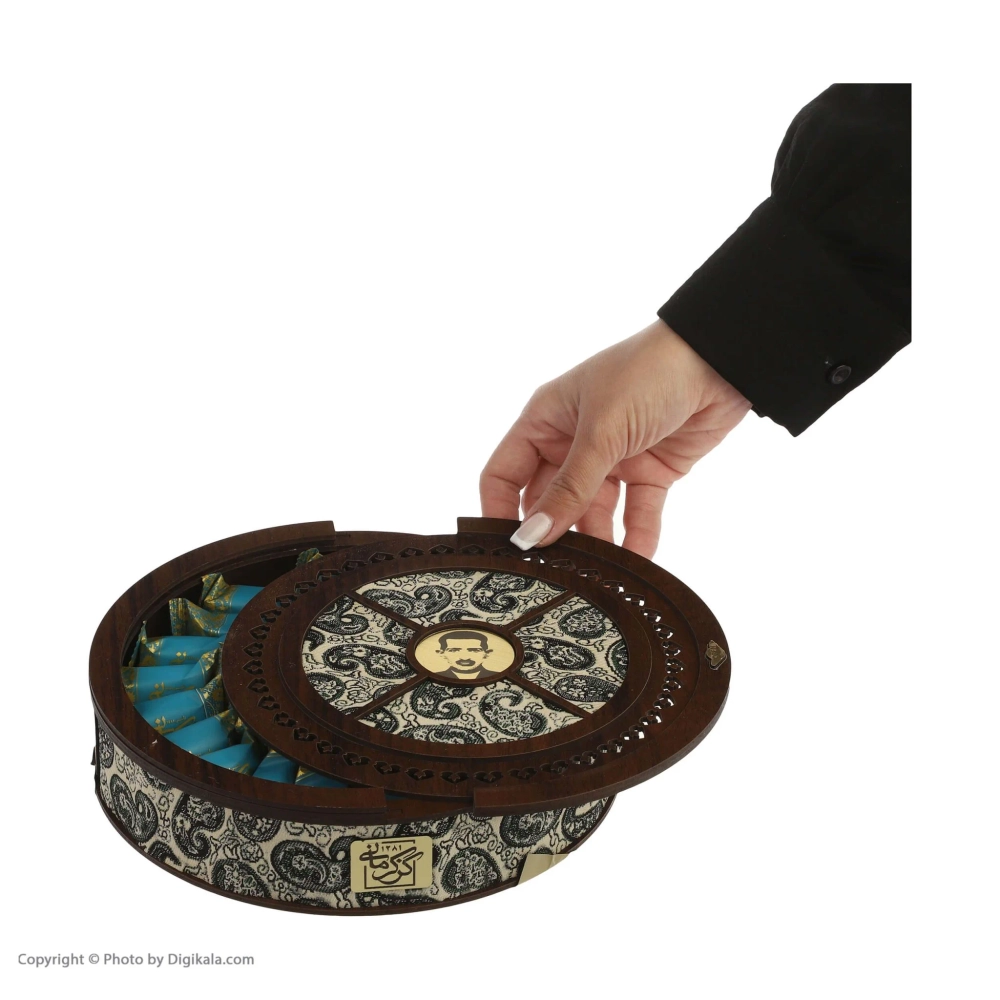 Гяз логме 28% фисташки Kermani премиум деревянный бокс 300 гр 10220358 Иран