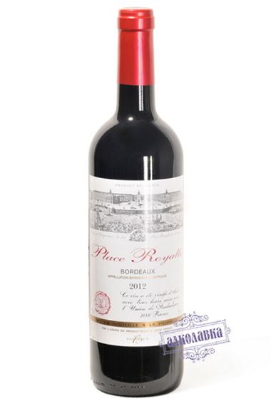 Вино Пляс Руаяль Бордо красное сухое 0,75л 13,5%