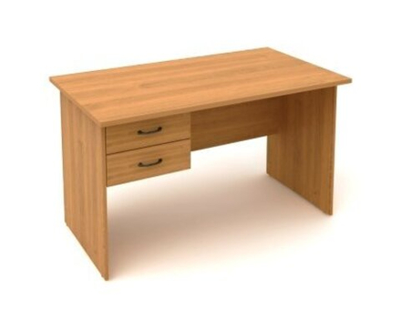 Стол с подвесной тумбой (1390х680х750) 2 ящика