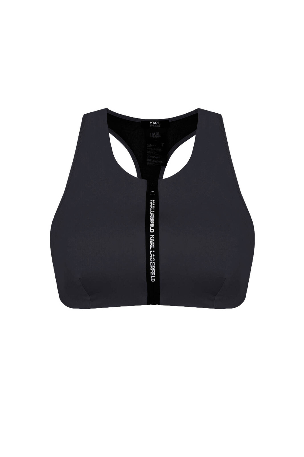 топ бикини Karl Lagerfeld Swimwear - черный(KL20WTP34)