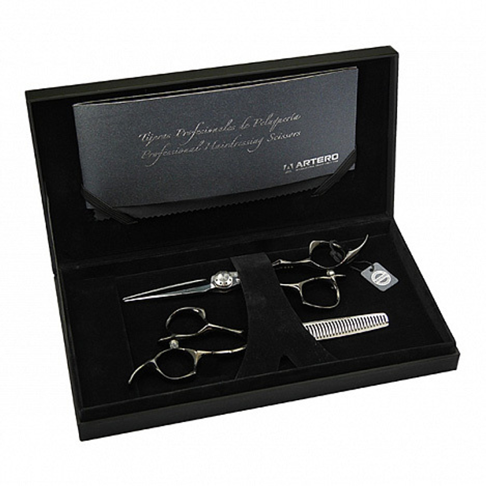 Набор ножниц 5.5" для стрижки и филировки Artero Vintage Set L68