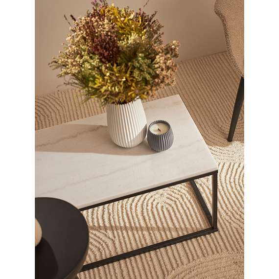 Свеча ароматическая с деревянным фитилём green tea &amp; pear blossom из коллекции edge, серый, 60 ч