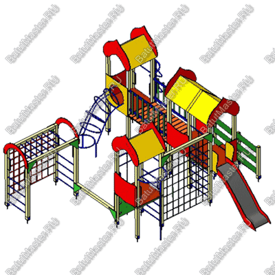 Модульный игровой комплекс «Весёлый маршрут»