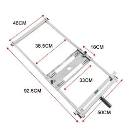 Направляющая для инструмента Адаптер для ручных и дисковых пил база, 750mm