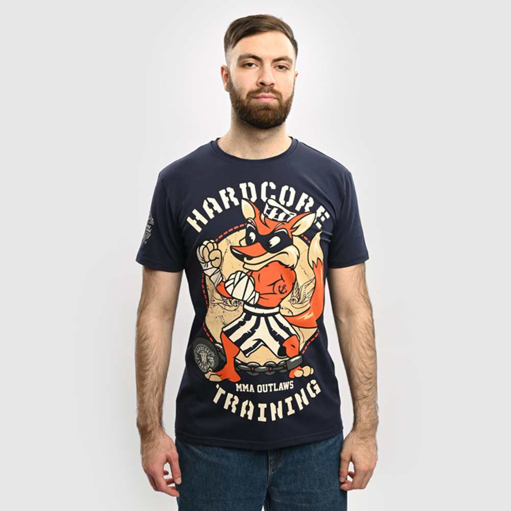 Футболка Hardcore Training MMA Outlaws Navy