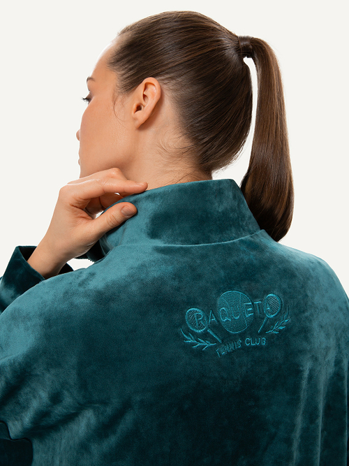 Толстовка на молнии Marshmallow, Deep Green