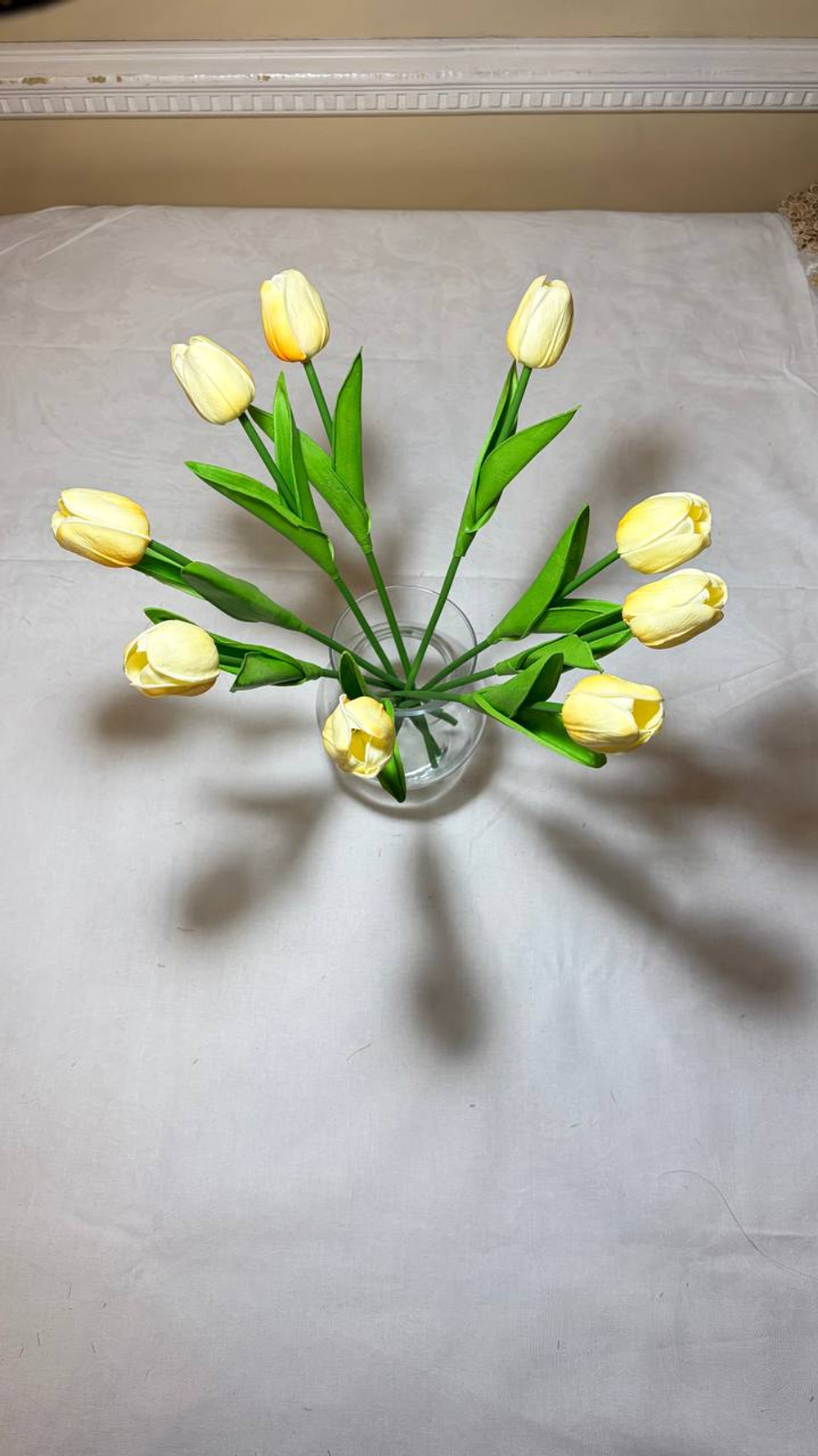 Искусственные цветы, желтые подсолнухи / Высота 44 см. 9 стебелей 9 бутонов/