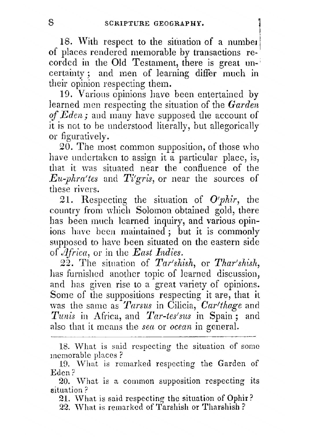 Outlines Of Scripture Geography With An Atlas | сборник