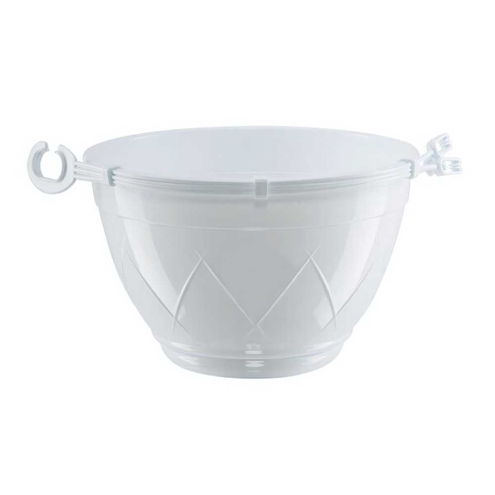 ГОРШОК "ЛИЛИЯ ПОДВЕСНАЯ" 1,5л БЕЛЫЙ