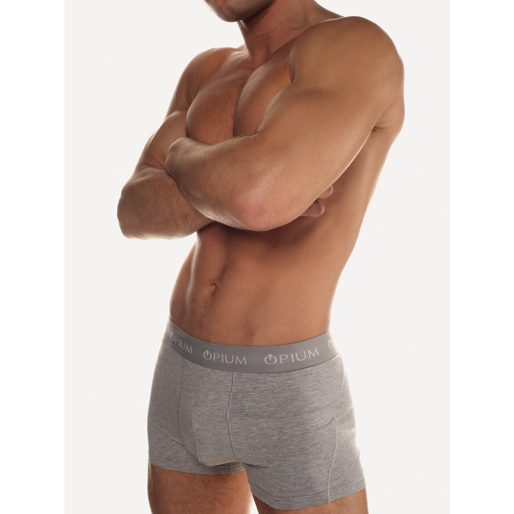 Мужские трусы боксеры серые Opium R07