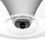 612017 Люстра PALERMO 8W LED 350LM G ЧЕРНЫЙ/ПРОЗРАЧНЫЙ 3000K