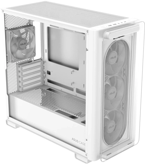 Корпус ASUS A23 PLUS TG ARGB WHITE mATX/mITX A23 PLUS TG/ARGB FANS/WHT//
