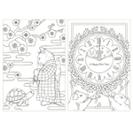 Symphony of Cute Animals. Coloring book