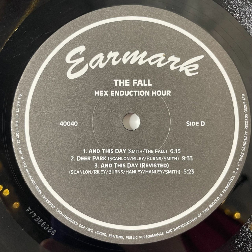 Винтажная виниловая пластинка LP The Fall Hex Enduction Hour (UK 2005)