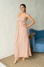 Длинное платье прямого силуэта Aleksa (Размер: M) (Цвет: разноцветный)