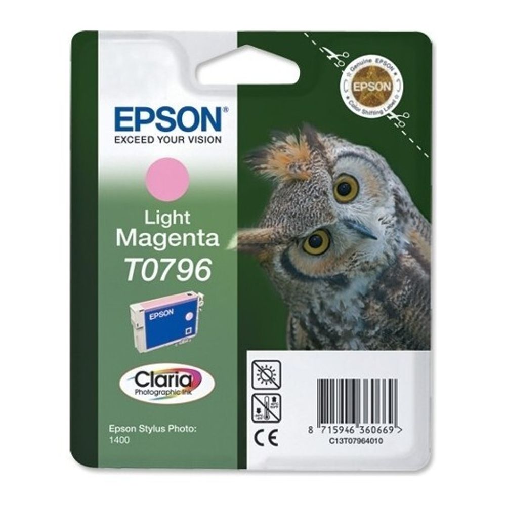 Картридж EPSON T0796 светло-пурпурный повышенной емкости для P50/PX660/PX820/PX830