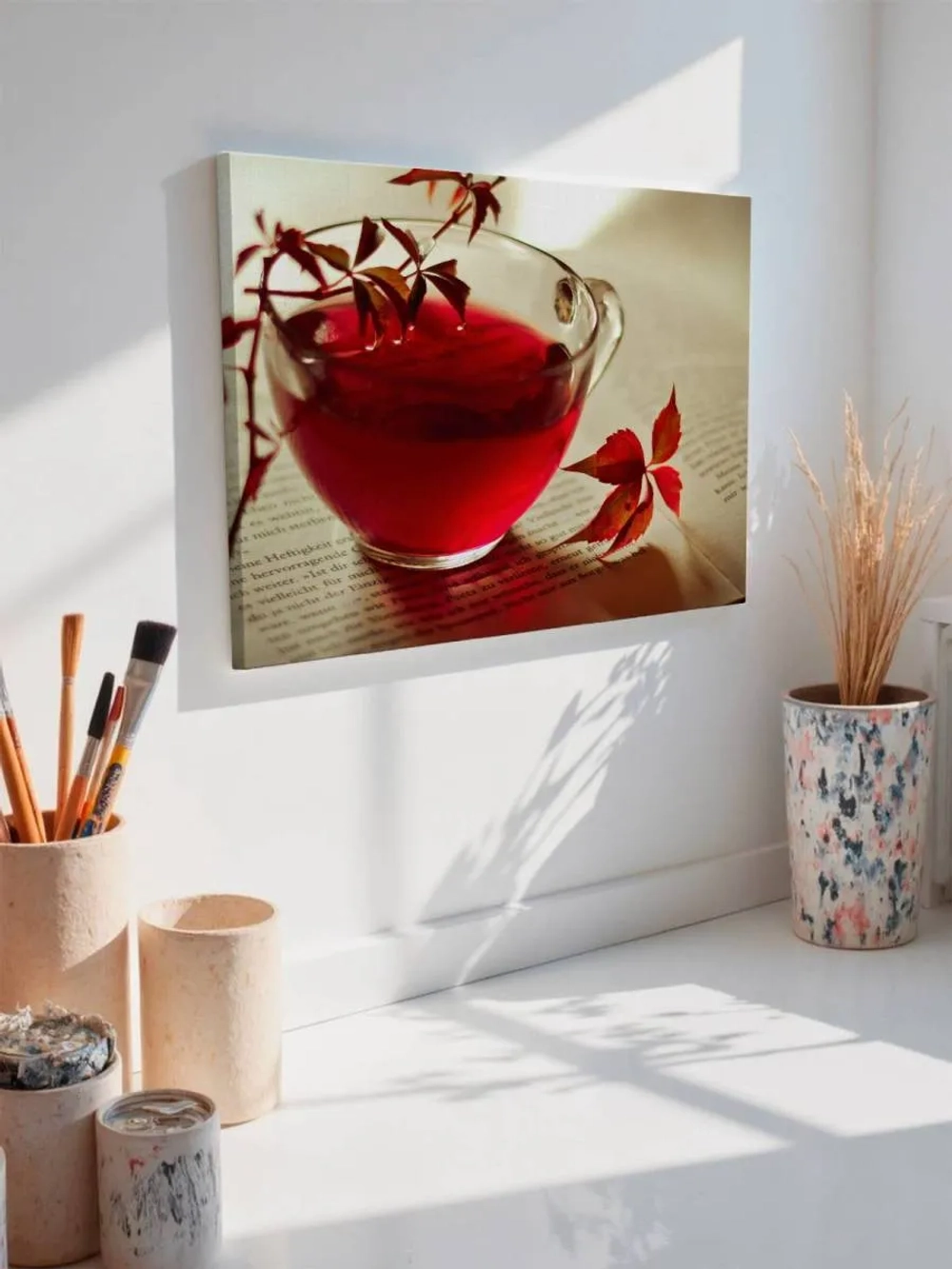 Картина на стену 40 X 50 Осенний чай