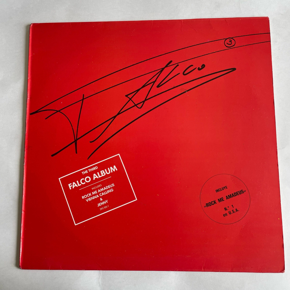 Винтажная виниловая пластинка LP Falco 3 (Испания 1985)