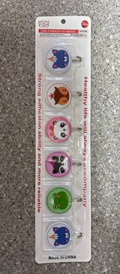 вещалка 6-крючков с рисунками 3,0kg