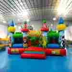 Коммерческий надувной батут "Сафари приключения" 6*5*2.8 м