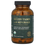 Global Healing, Органические мультивитамины с минералами, 120 капсул