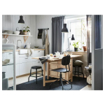 Стол с откидной столешницей- IKEA NORDEN, 26/152х80х74 см, НОРДЕН ИКЕА, светло-коричневый