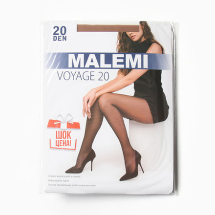 Malemi Voyage колготки класс. с шортиками 20 den melon р.4 (L)
