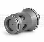 LC63B20D7X/V - Логический клапан (патрон) Ду63, соотношение площадей B = 14.3:1 (кольцо = 7%), давление открытия 2 бар, D = c демпфером, уплотнение V = FKM