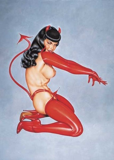 Красный комплект Дьяволенок из коллекции Оливия