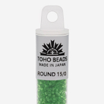 Японский бисер TOHO Round 15/0 (№7), прозрачный