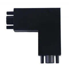 Коннектор шинопровода угловой AC-B-TL черный серии TOP-LINE IN HOME