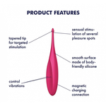 Вибратор для клитора Satisfyer Twirling Fun magenta