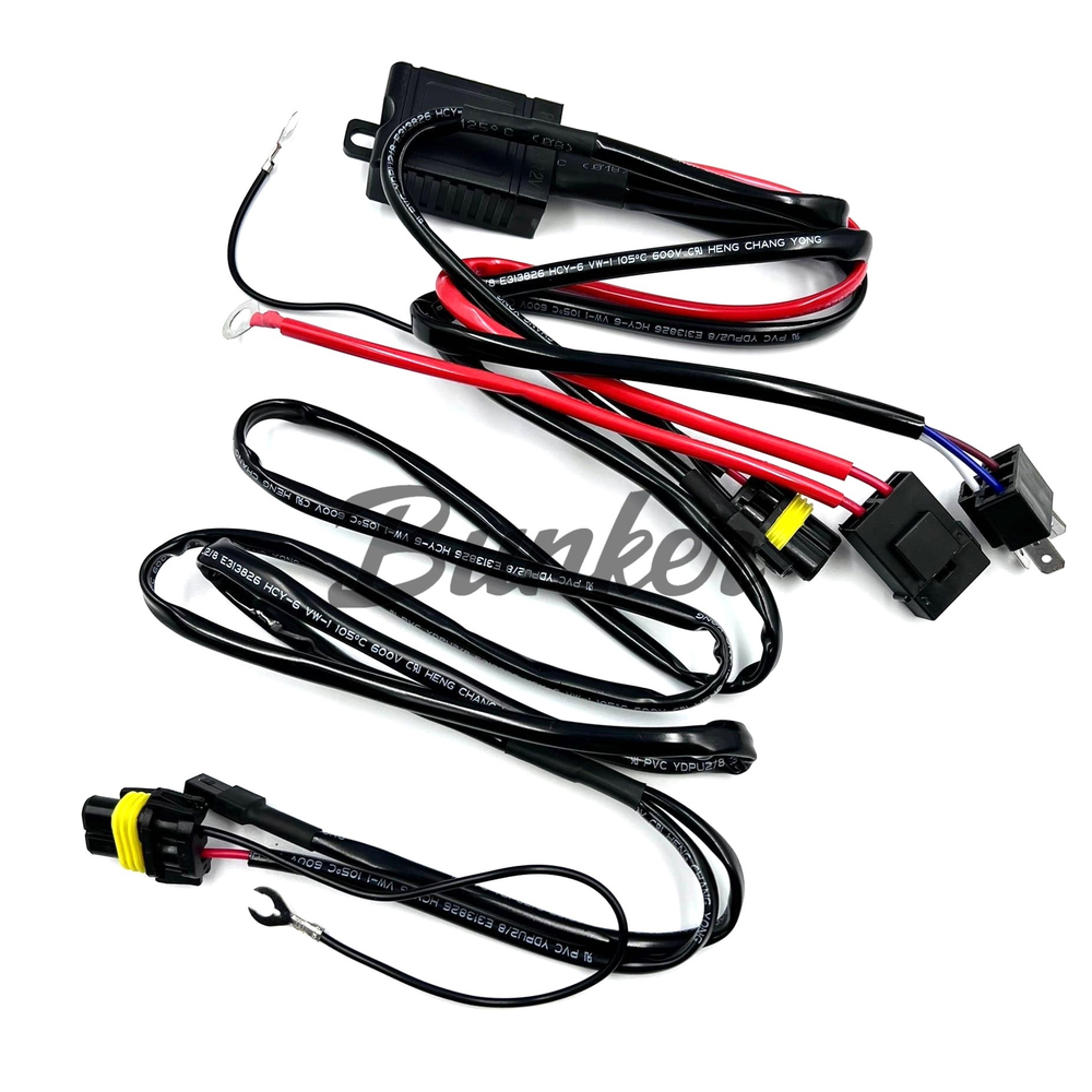 Проводка для Билед линз Dixel H4 Hi/Low 12v Неполярная(Коса+Реле)