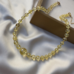 Чокер "Солнечный поток" из цитрина