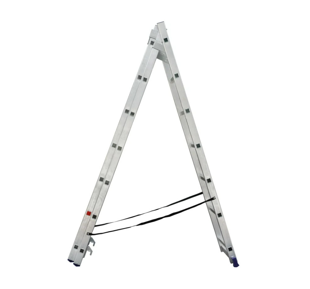 Лестница алюминиевая трёхсекционная 7 ступеней SMARTY/SN011-307